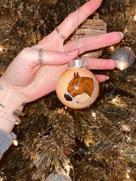 Starry Night HANDPAINTED Ornament