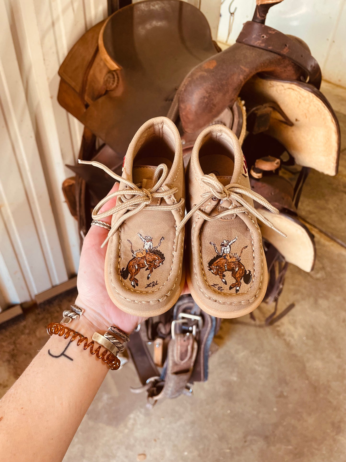 Rankkkkk Baby Moccasins Toddler Sz 8