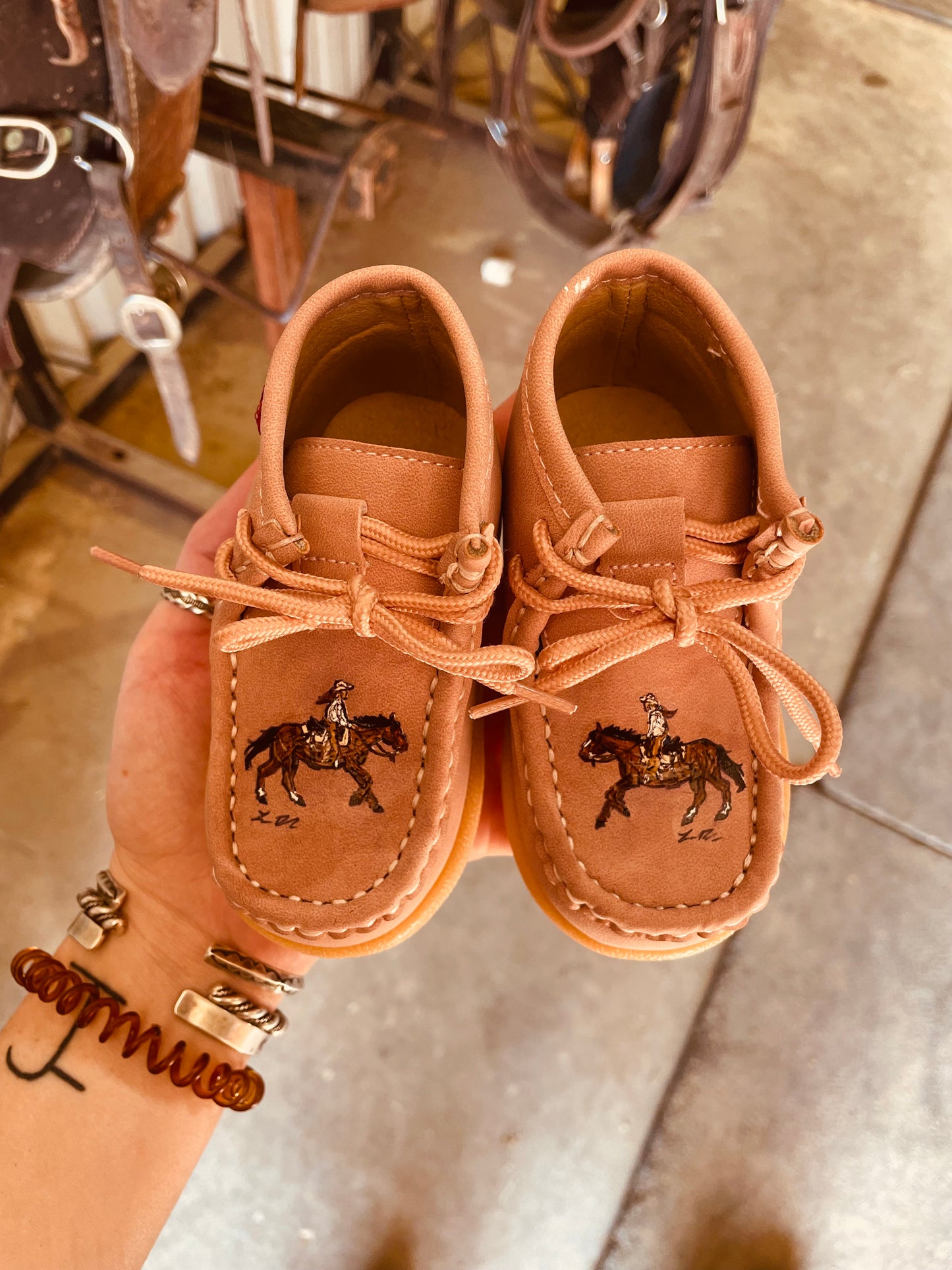 Ridin Wild Baby Moccasins 15-18 Months