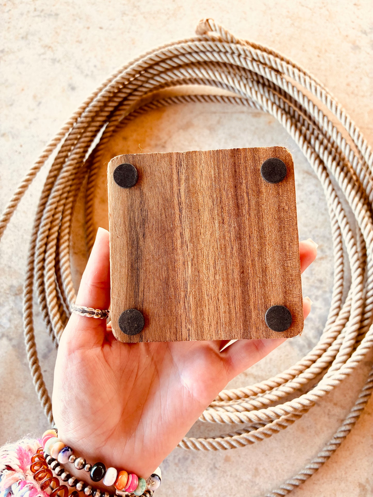 Tilly Square Wooden Coasters