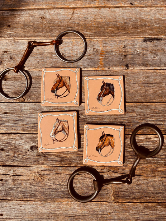 The Girls Handpainted Coasters
