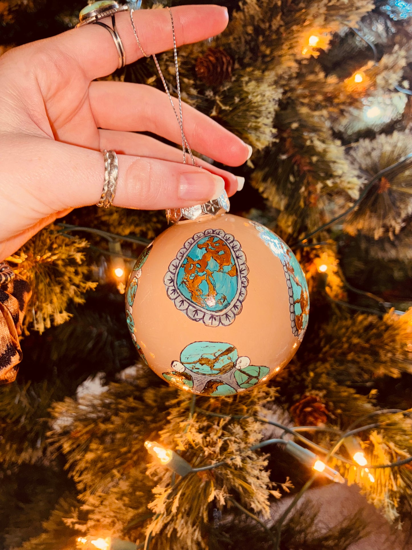 Joli Large HANDPAINTED Ornament