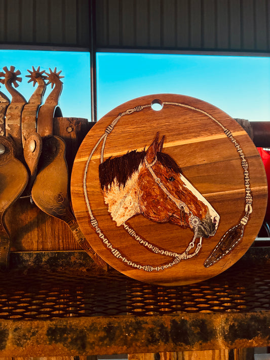 Roan Round Wooden Cutting Board