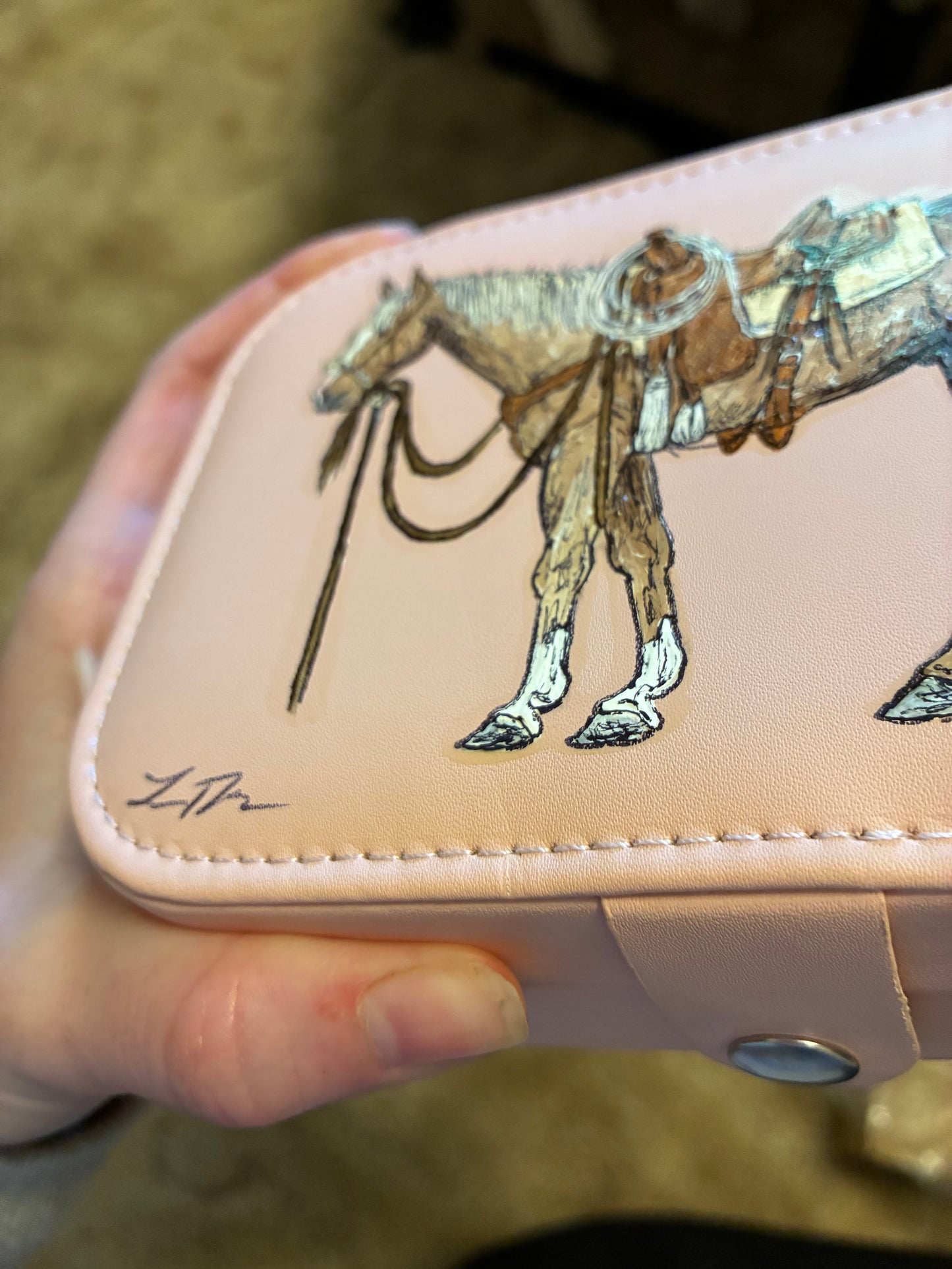 Tyler Pink Medium Jewelry Case