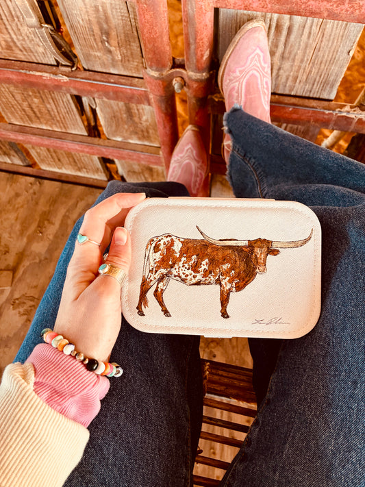 Longhorn Medium White Case