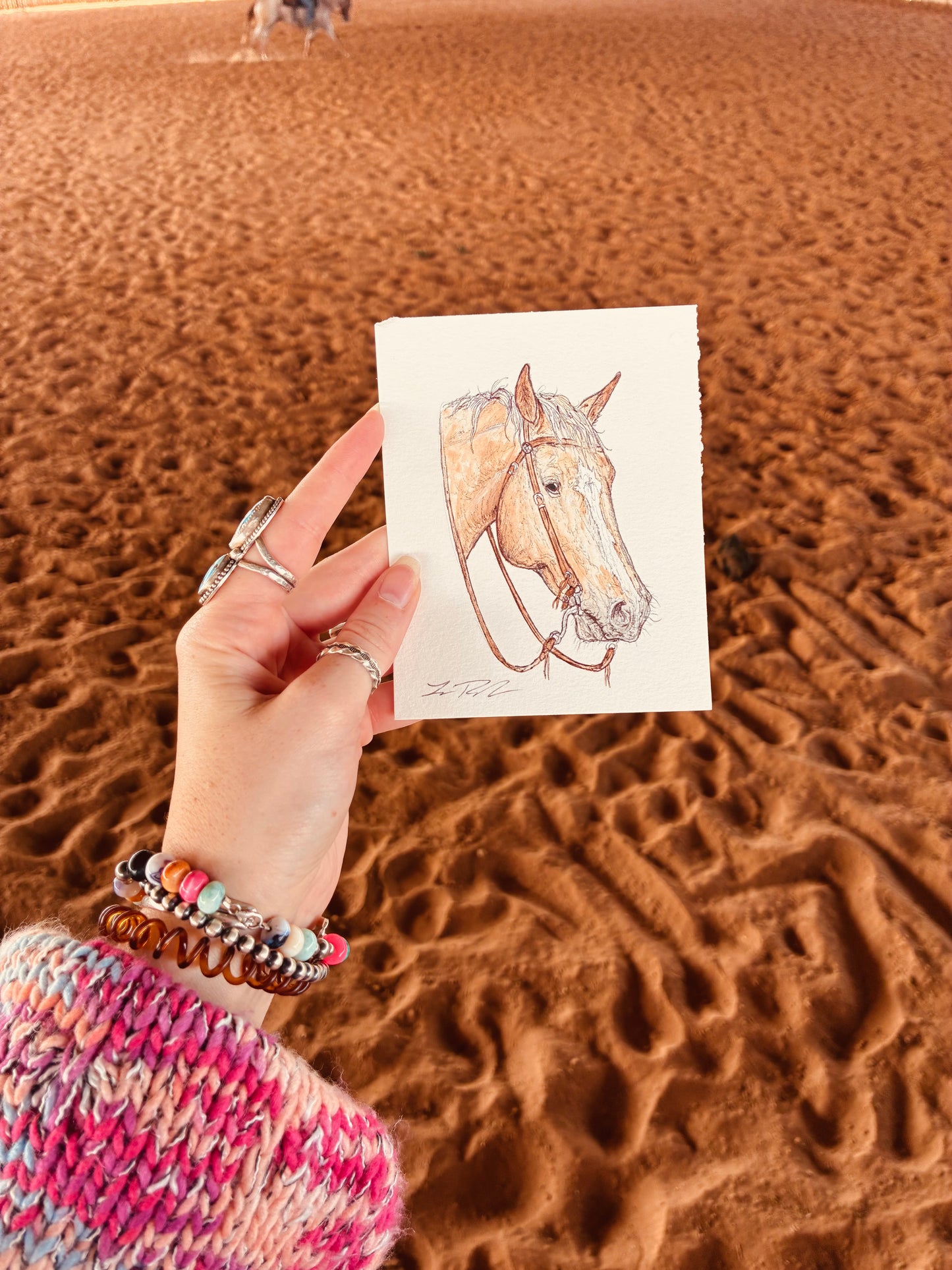 Mini P Original Painting