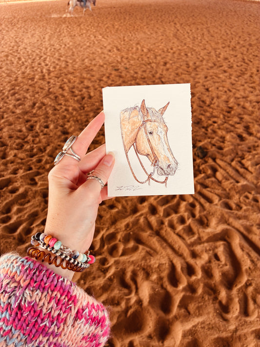 Mini P Original Painting