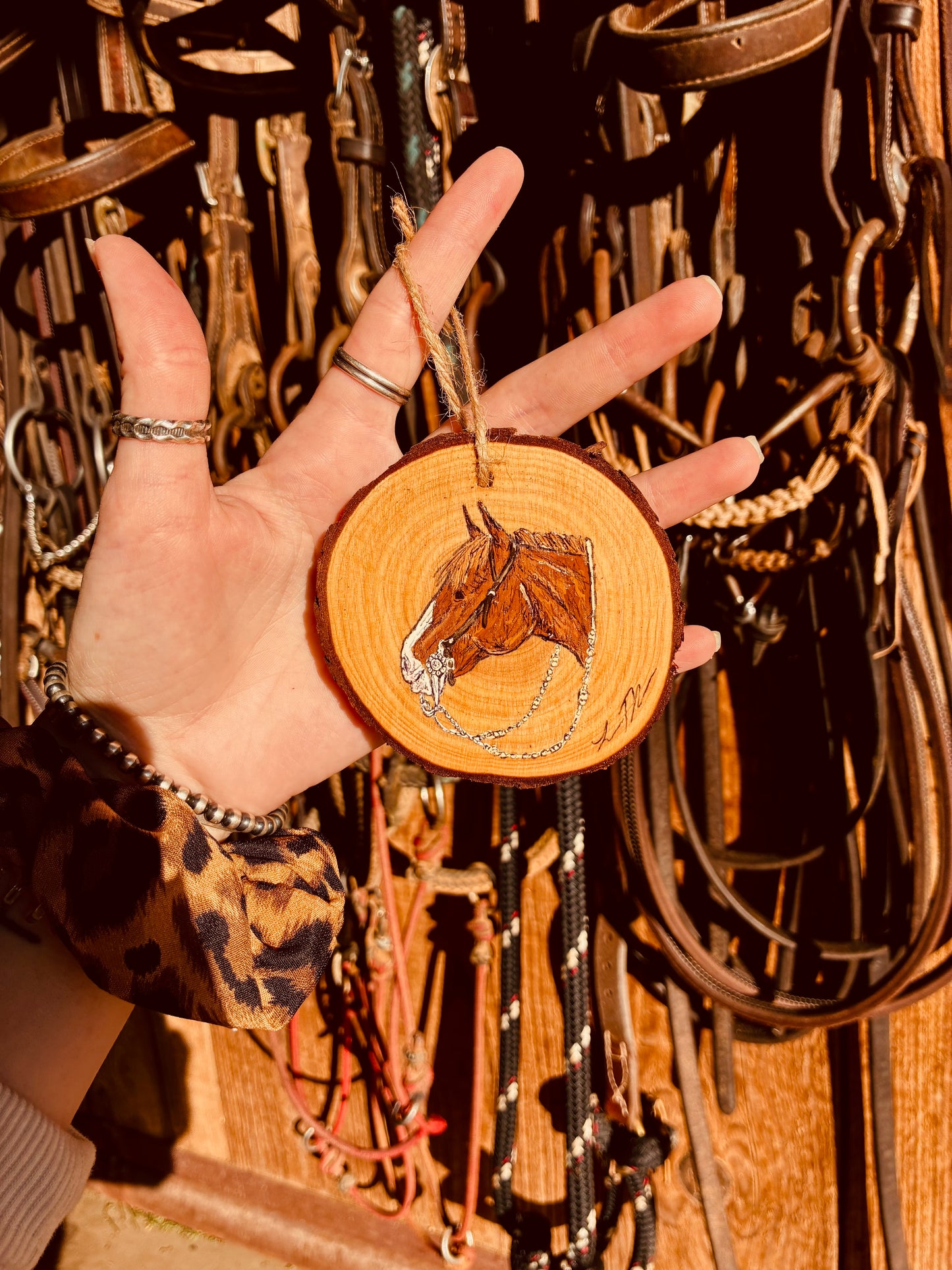 Filly Wood Ornament