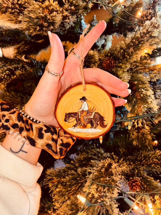 Jasper Wood Ornament