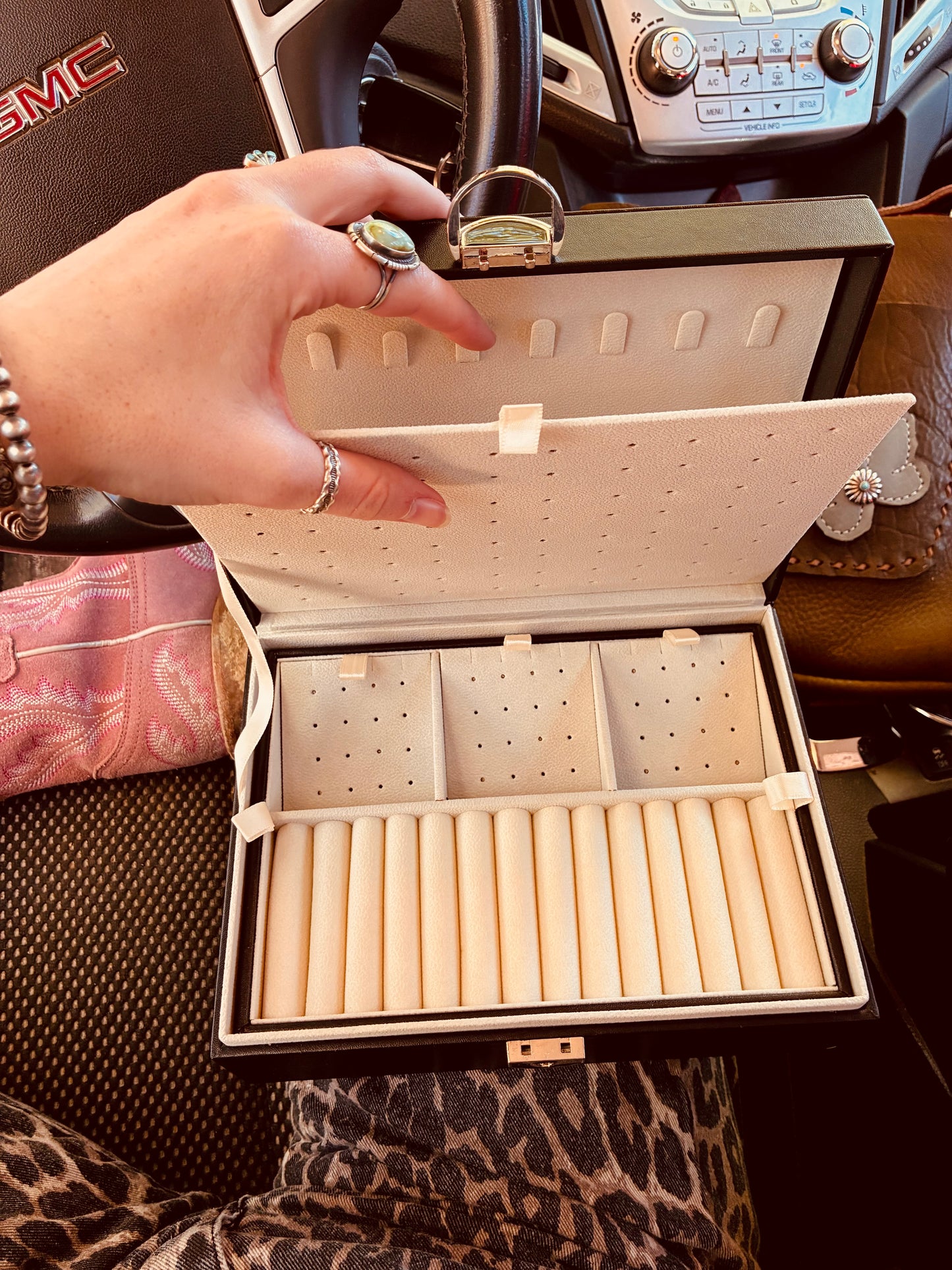 Yee Haw Black Jewelry Box