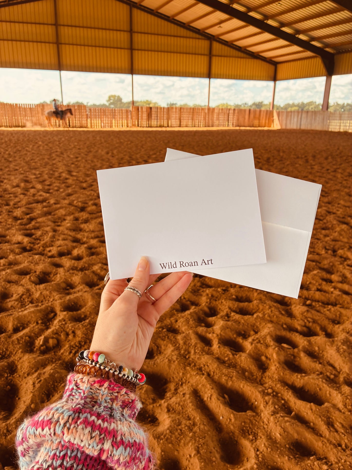 Wild Roan Art Greeting Cards