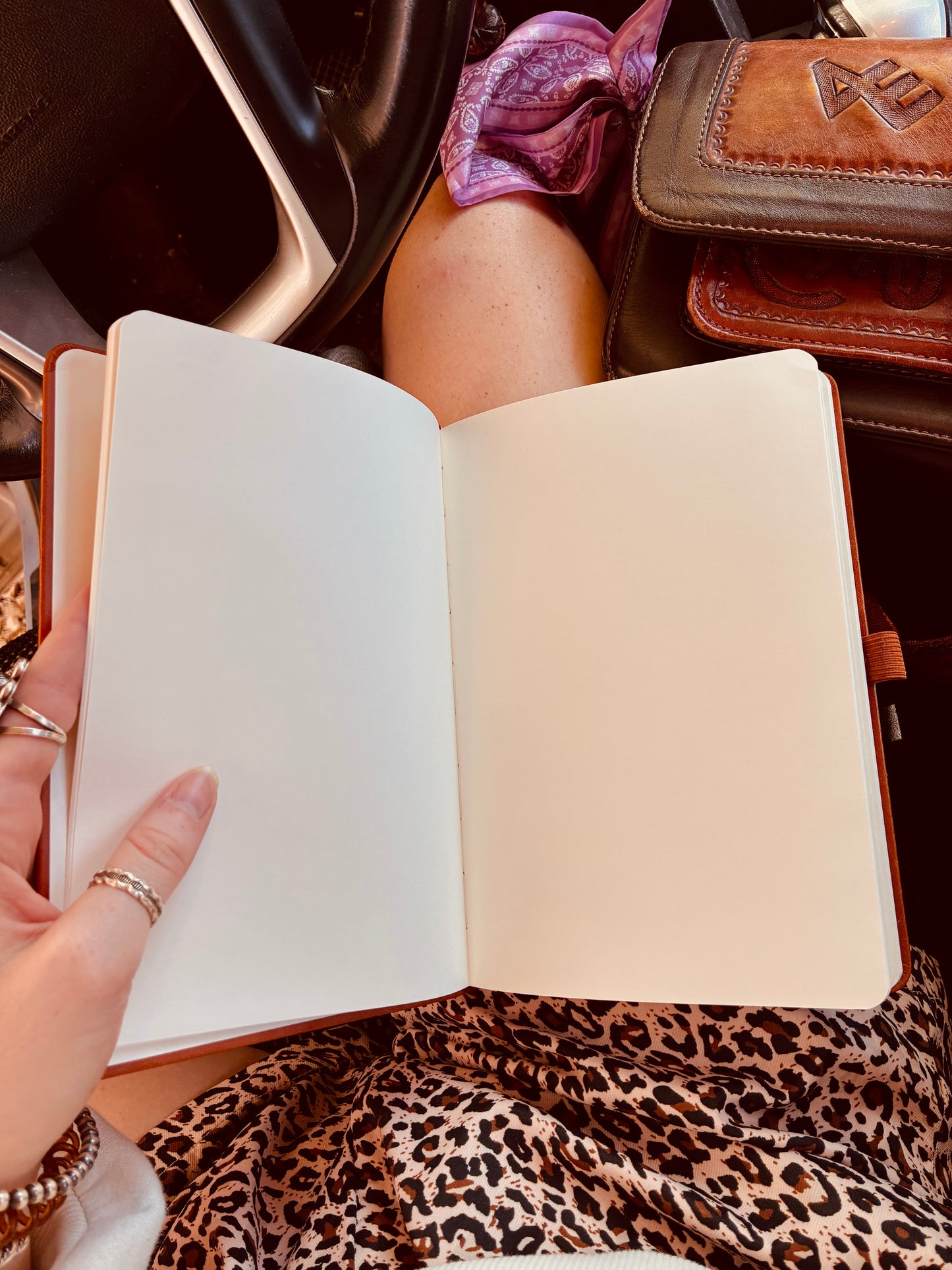 Chaps Brown Blank Notebook