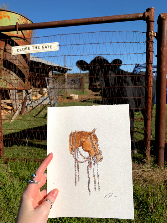 Hackamore Original Painting