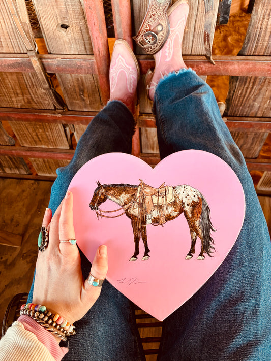 Appaloosa Handpainted Valentine’s Box