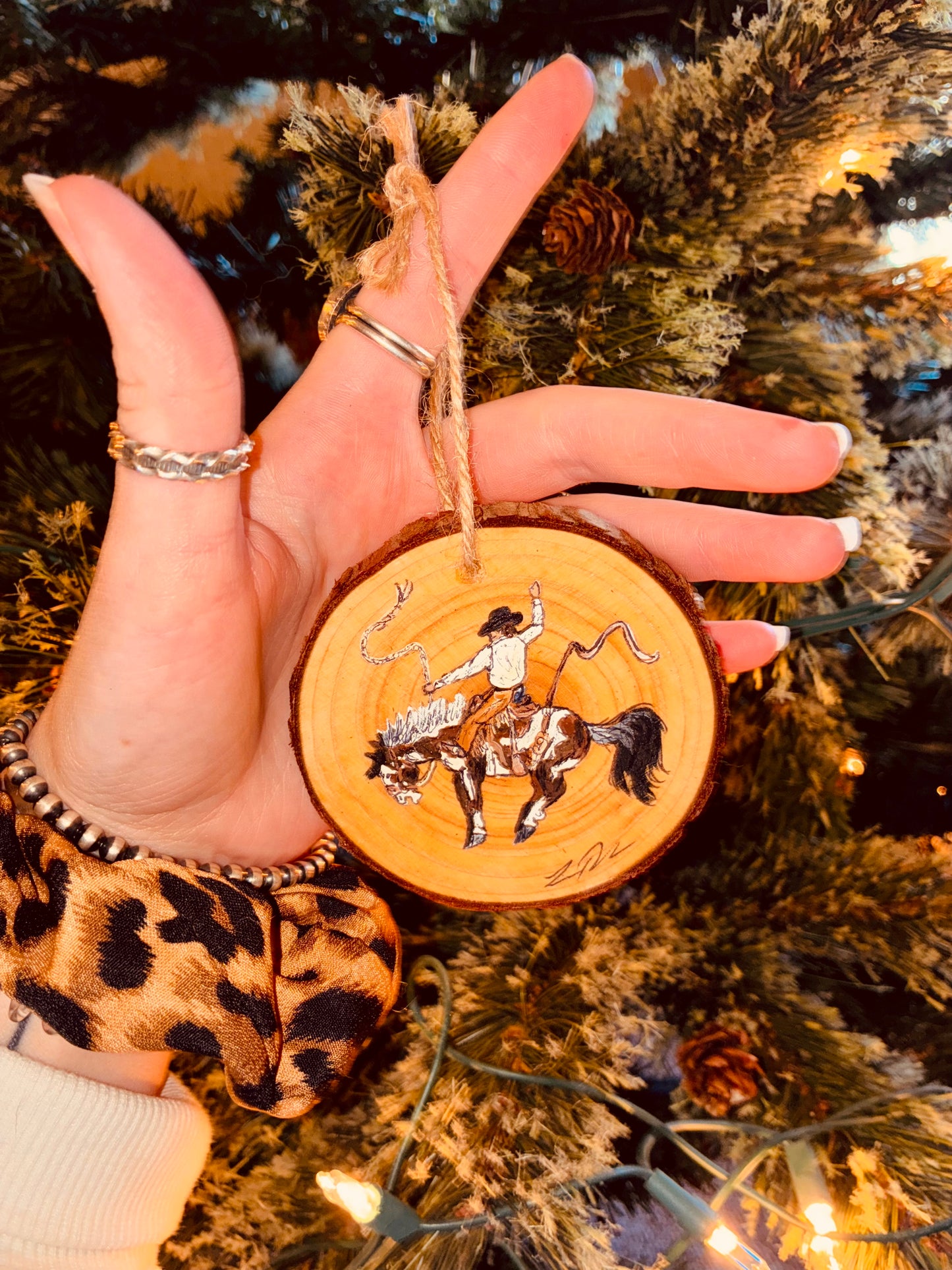 Crow Hop Wood Ornament