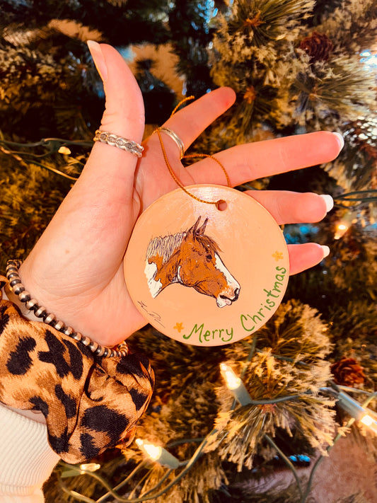 Leo Hanpainted Ornament