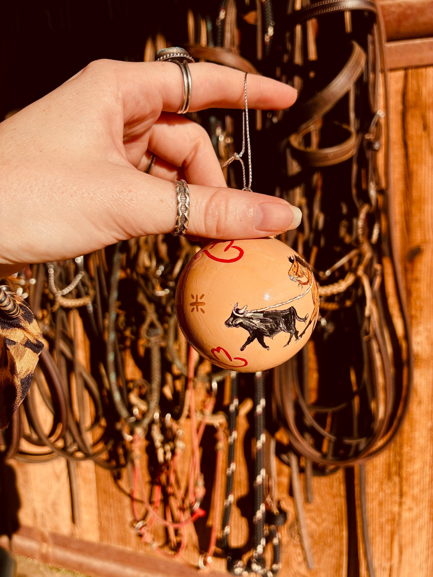 Buckaroo Small HANDPAINTED Ornament