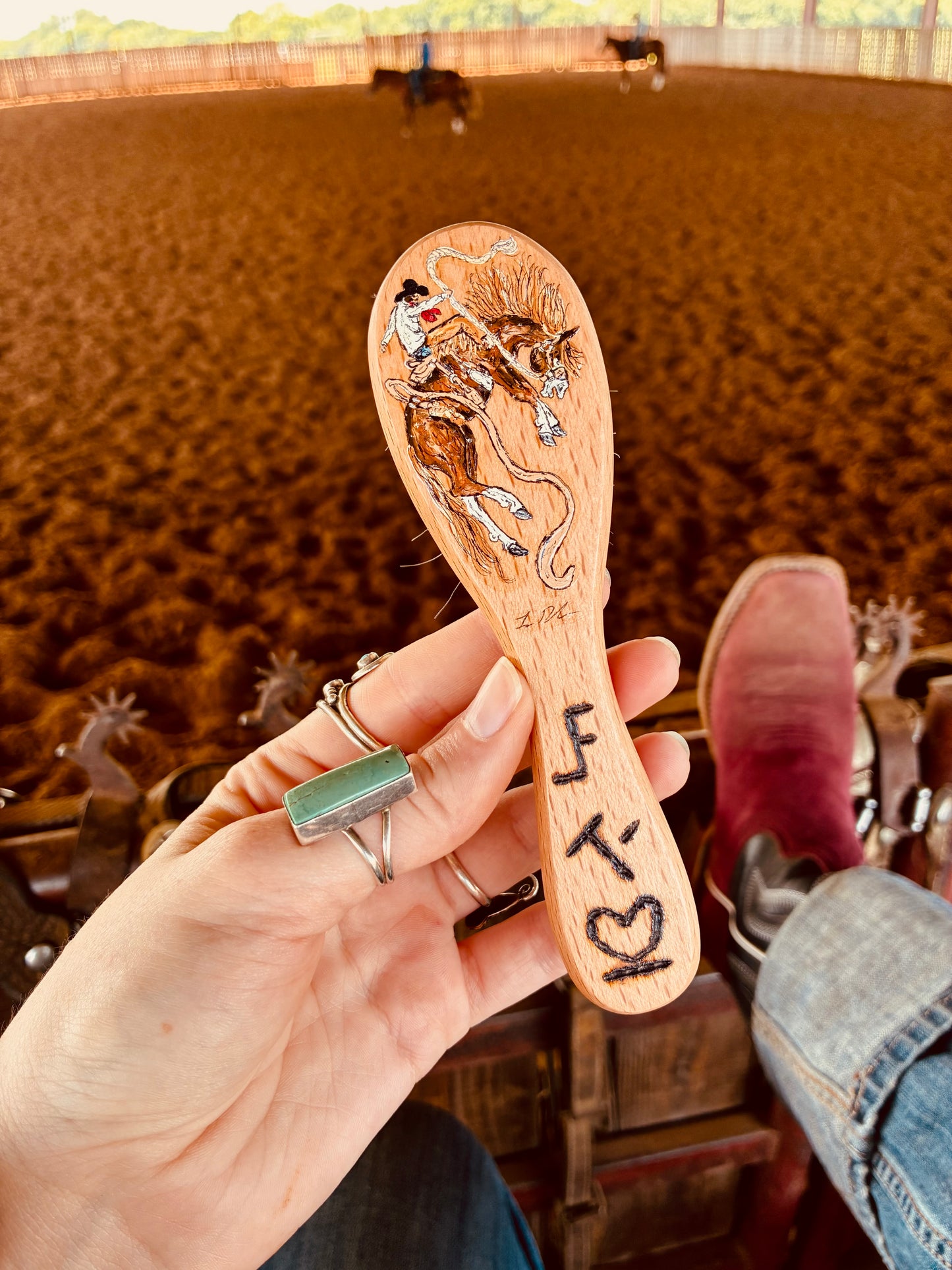 Cash Wooden Baby Hair Brush
