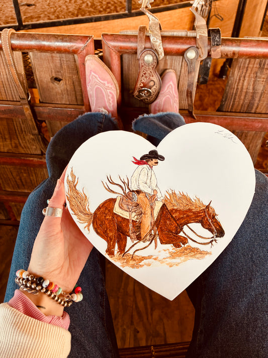 Cutter Handpainted Valentine’s Box