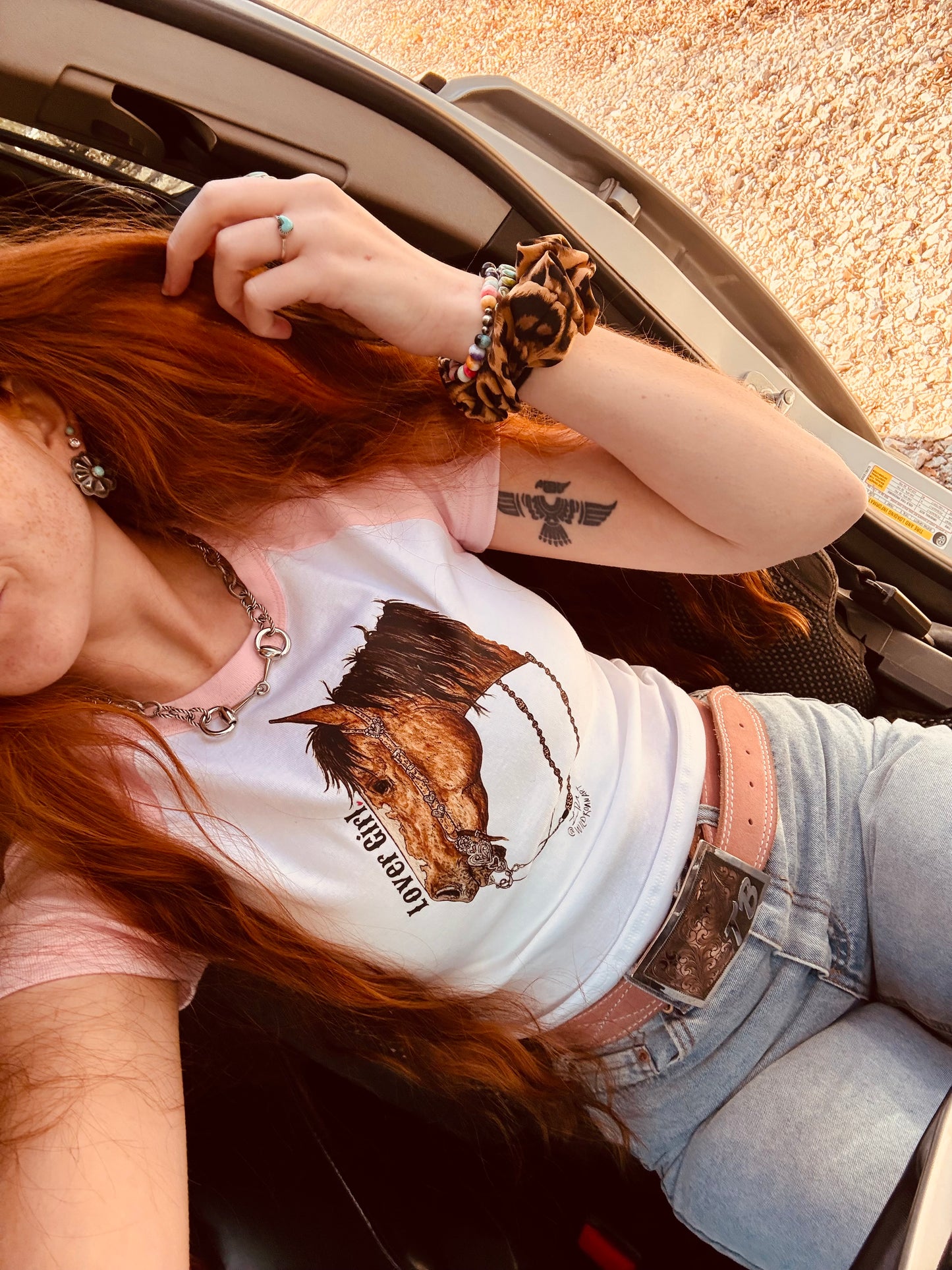 Lover Girl Pink Baby Tee