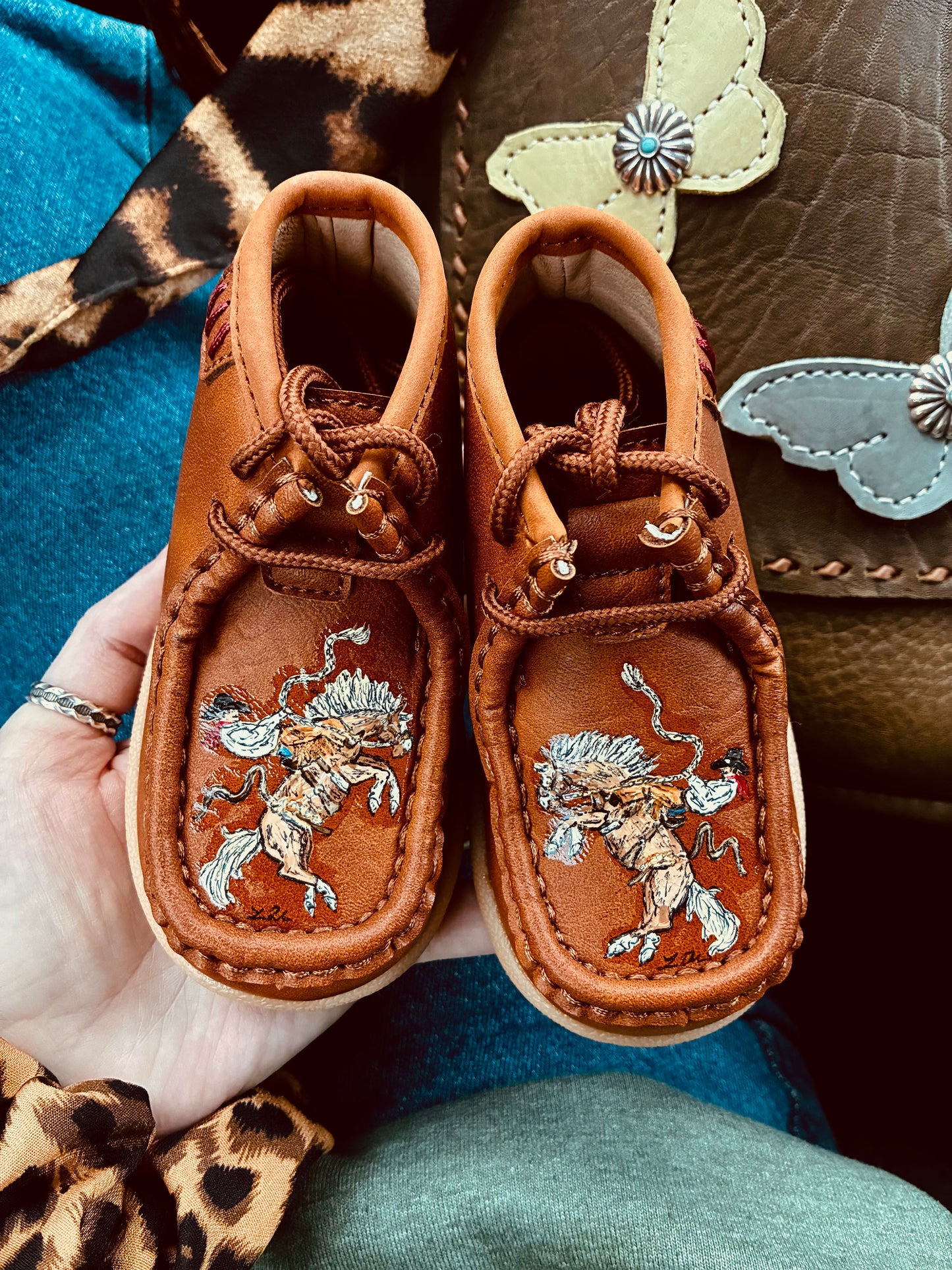 Coy Brown Baby Moccasins 15-18Months