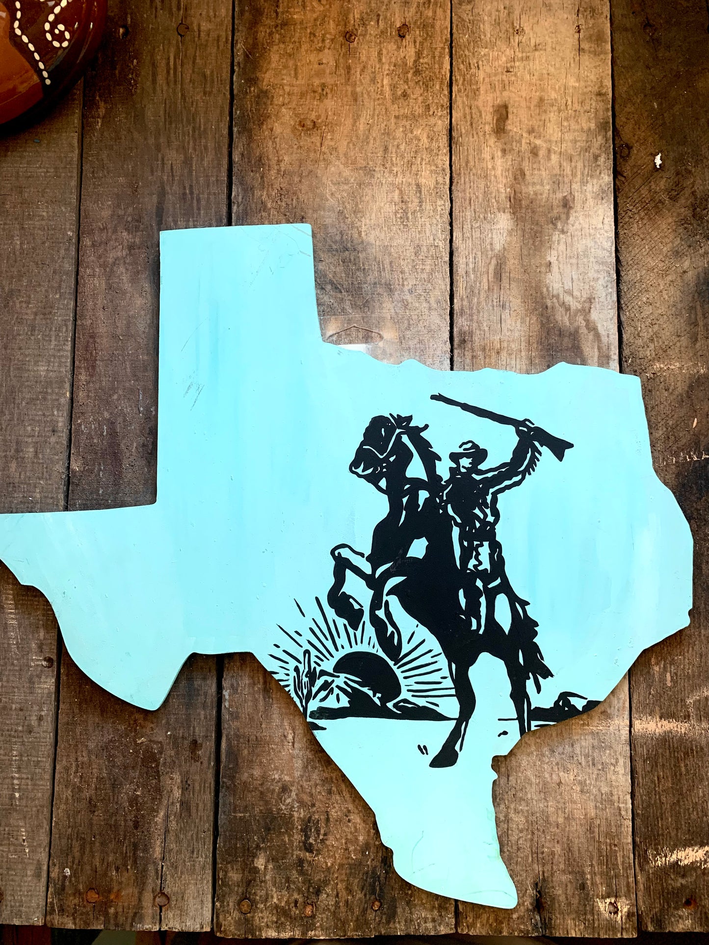 Painted Texas Sign