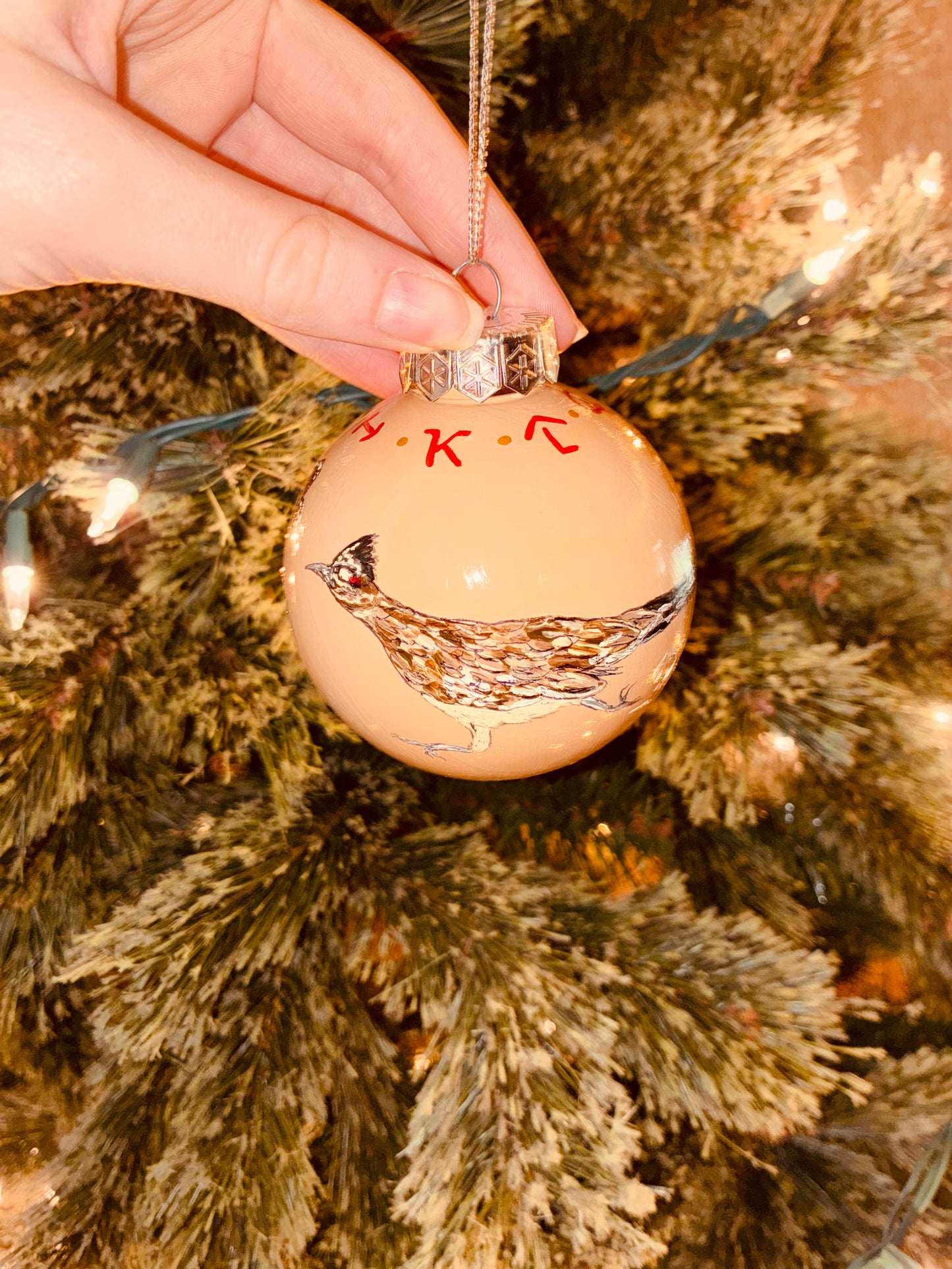 Desert Dream Large HANDPAINTED Ornament