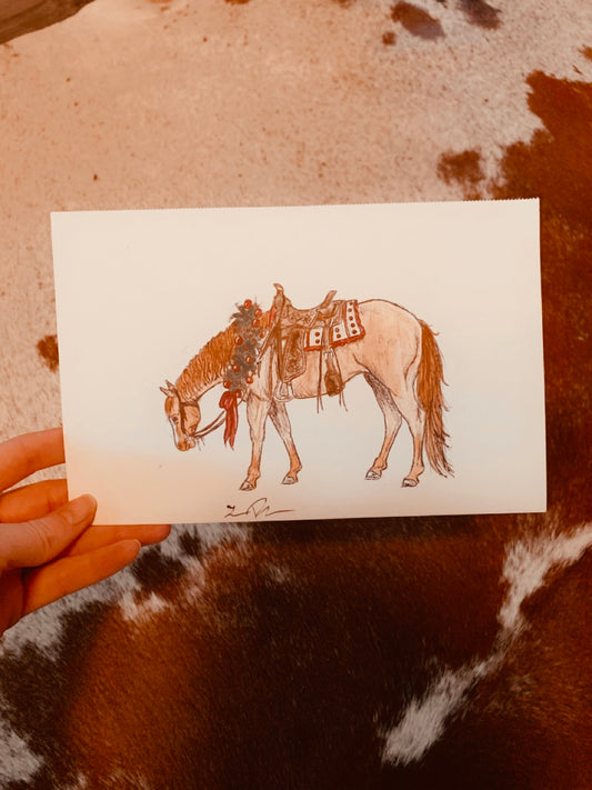 Holiday Pony Painting