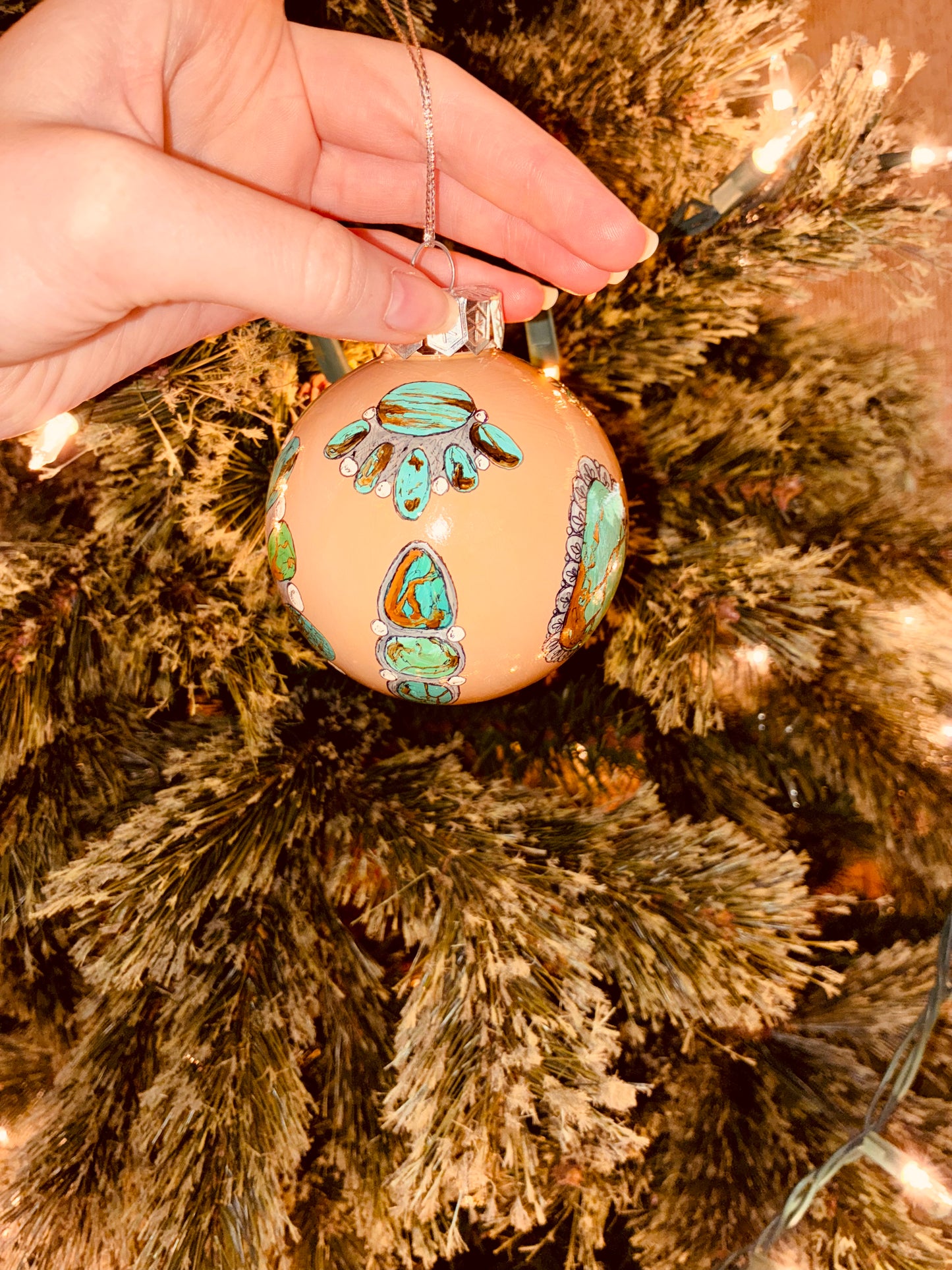 Cali Large HANDPAINTED Ornament