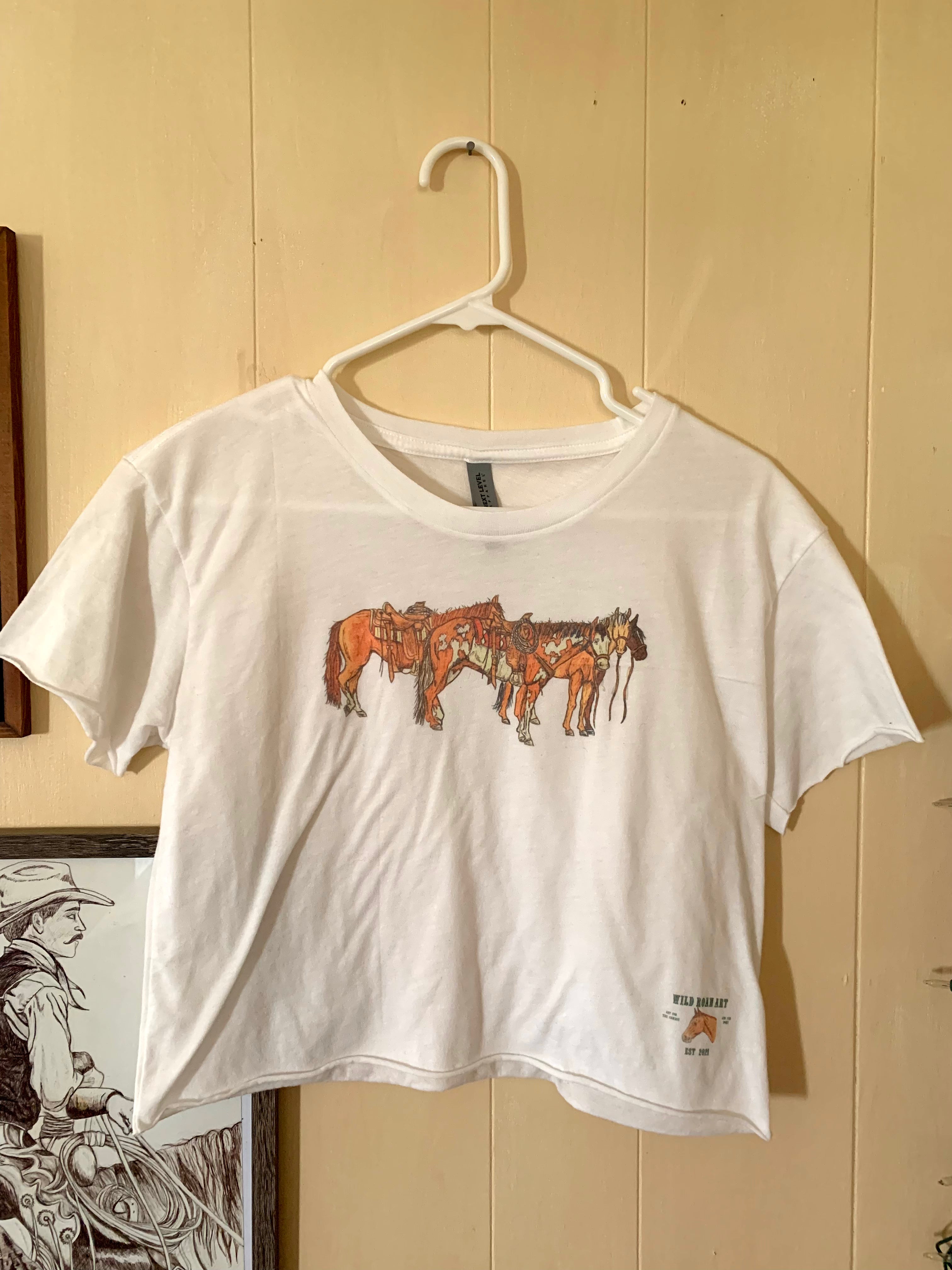 Horsin Around Tee – Wild Roan Art