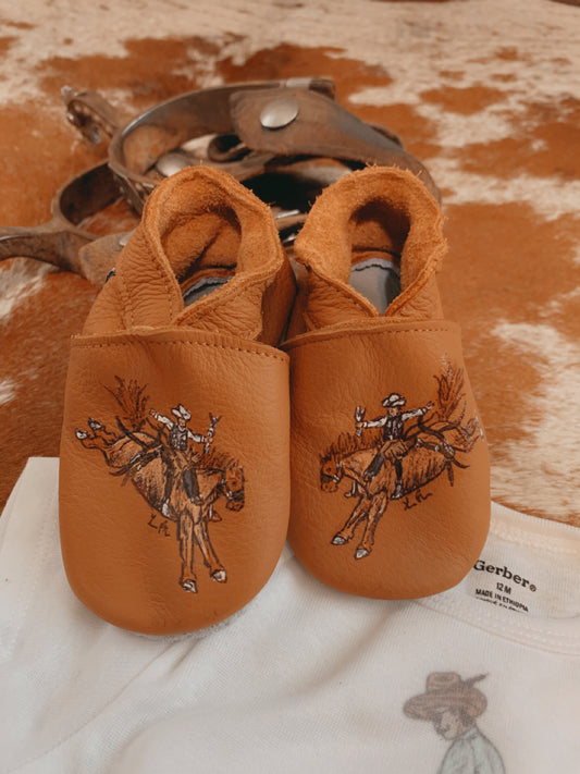 Handpainted Baby Moccasins
