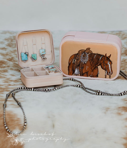 Barn Sour Pink Jewelry Case