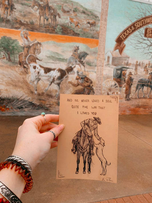 Loved A Soul Valentine Postcard