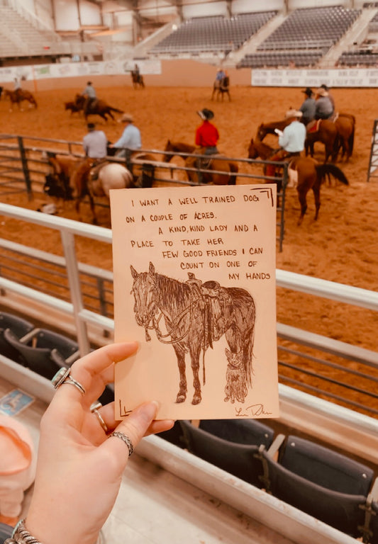 I Want Post Card